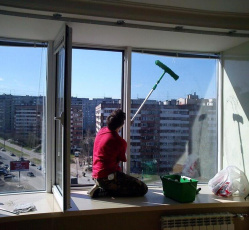 Мытье окон в однокомнатной квартире Никольское